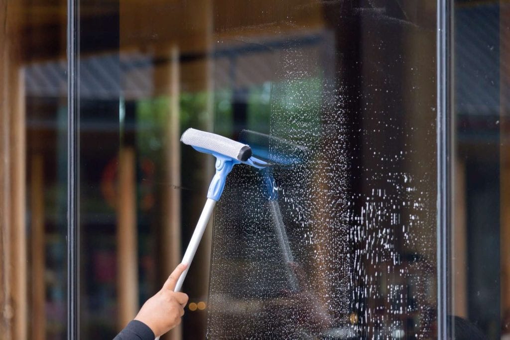 Window cleaning service for sparkling, streak-free glass windows.